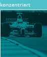 konzentriert - an den start gehen